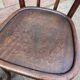 Lot de 4 chaises bistrot dépareillé bois courbé
