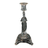 Crystal candlestick Christ "Sacred Heart"