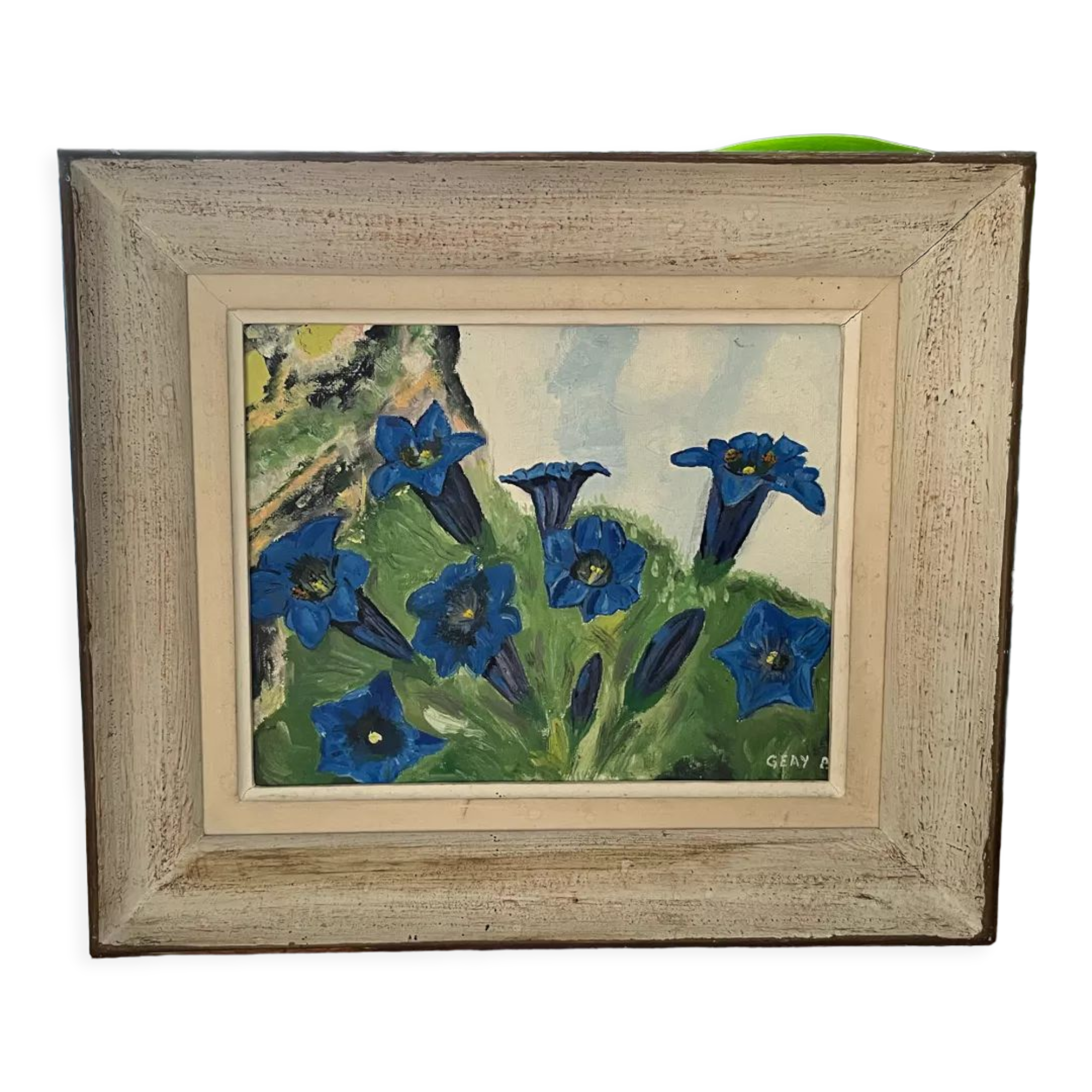 Oil on canvas signed