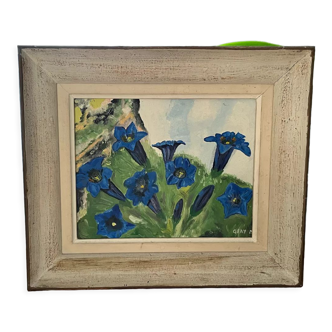 Oil on canvas signed