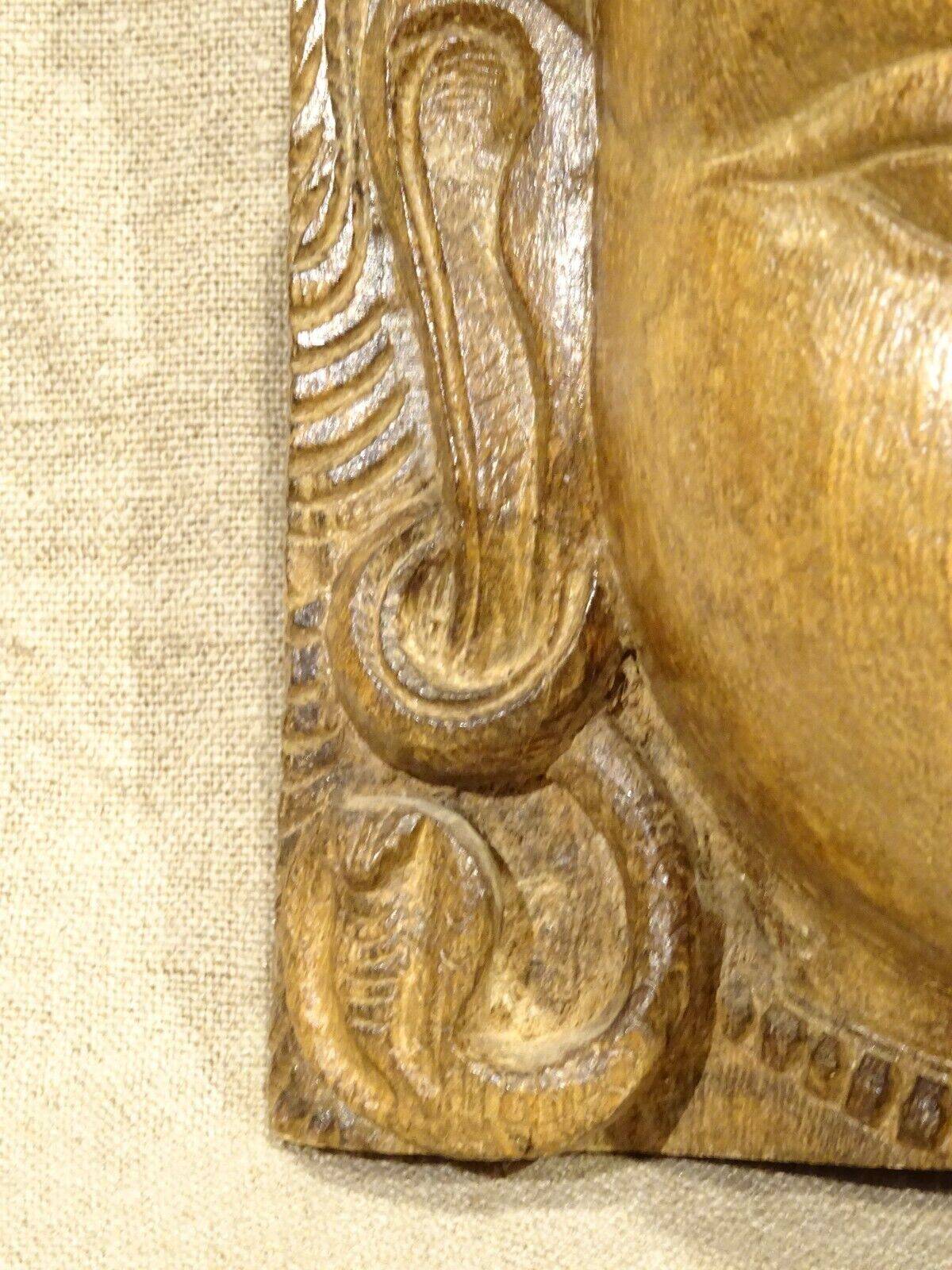 Hindu Shiva mask head wooden sculpture?