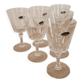 Set of 6 Cristal d'Arques wine glasses - Versailles