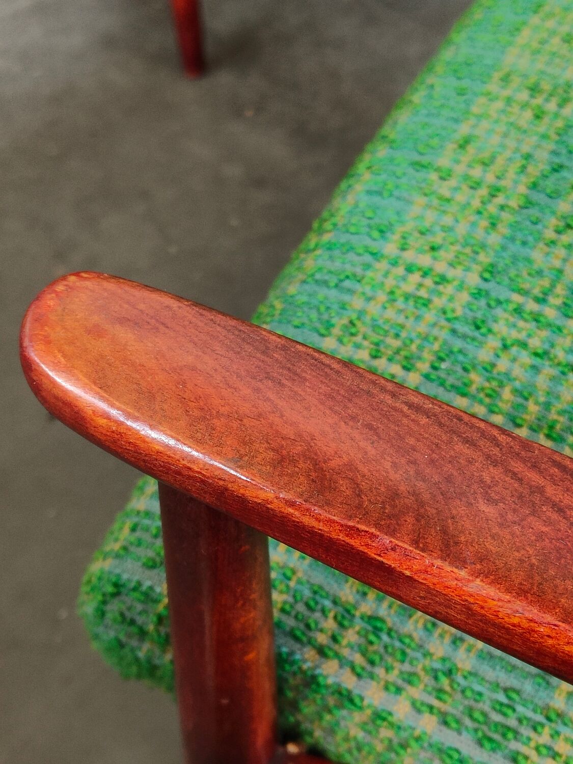 Pair of green armchairs by Jiri Jiroutek for Interier Praha 1960
