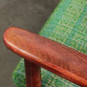 Pair of green armchairs by Jiri Jiroutek for Interier Praha 1960