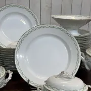 Table service in Limoges porcelain J.B Tricard and Co.
