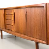 Danish teak sideboard by Axel Christensen / ACO Møbler, 1960s