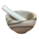 Marble mortar and pestle