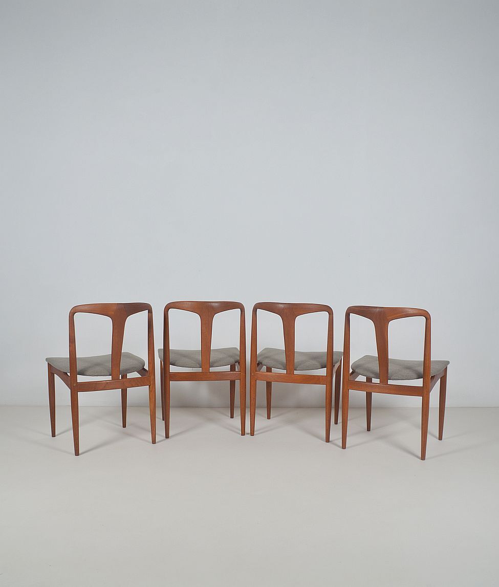 4 Danish chairs designed by Johannes Andersen, 1960s