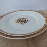 Set of two serving plates from Creil and Montereau