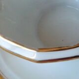 Limoges porcelain saucière by A.Blin vintage Vierzon décor