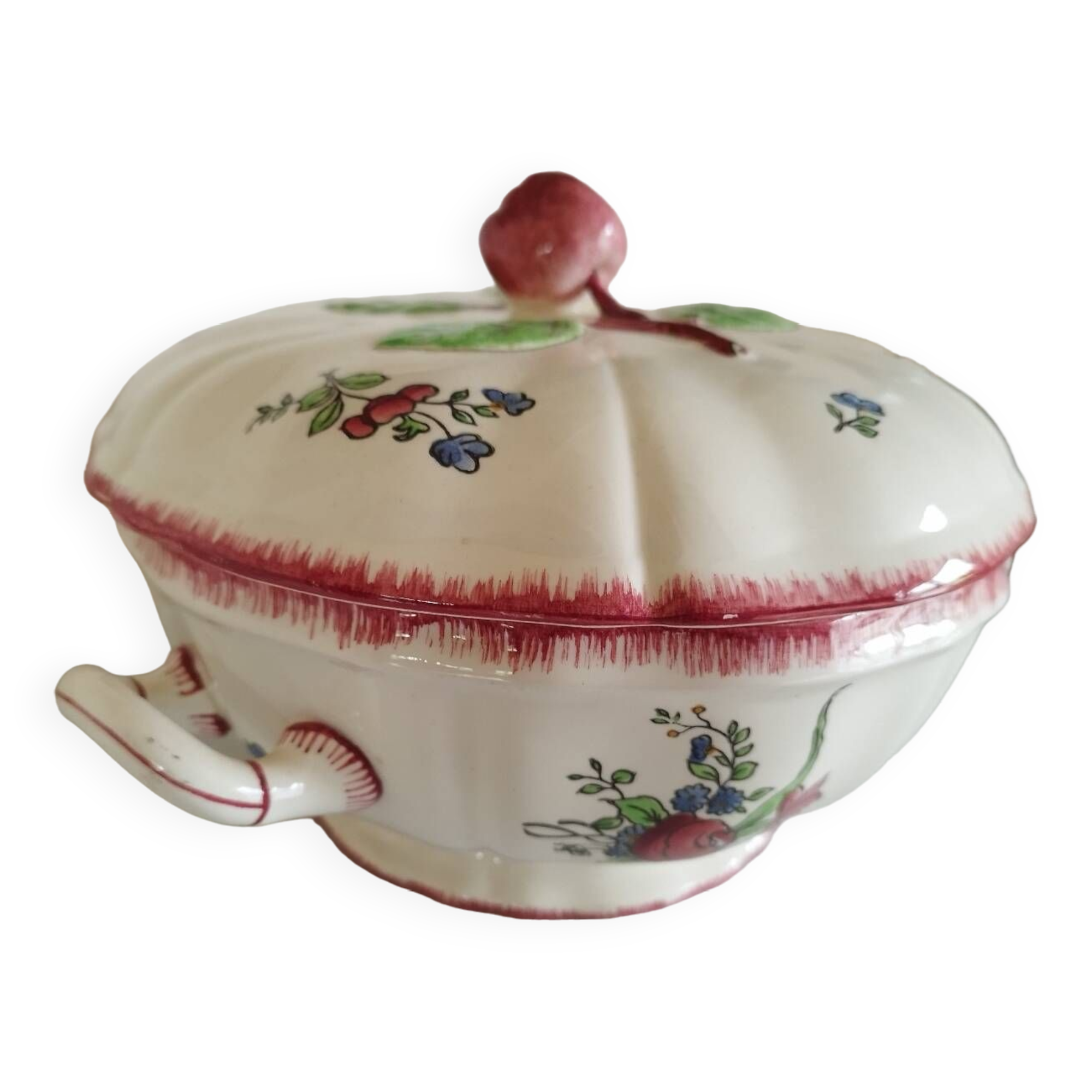 Gien earthenware soup tureen