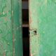Vintage wooden farm stocking buffet