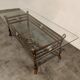 Mid century faux leather coffee table, 1960s