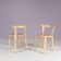 Chaises en pin modèle 68 d'Alvar Aalto des années 1950, ensemble de 2.