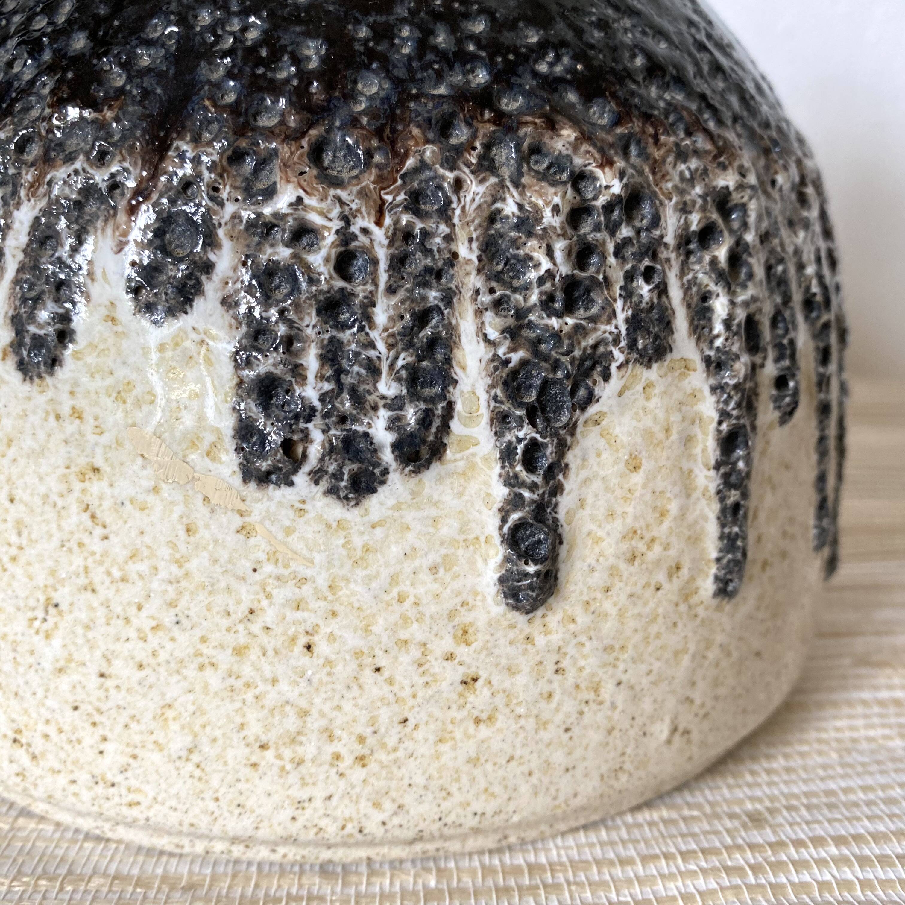 Fat Lava ceramic vase from West Germany, 1970s
