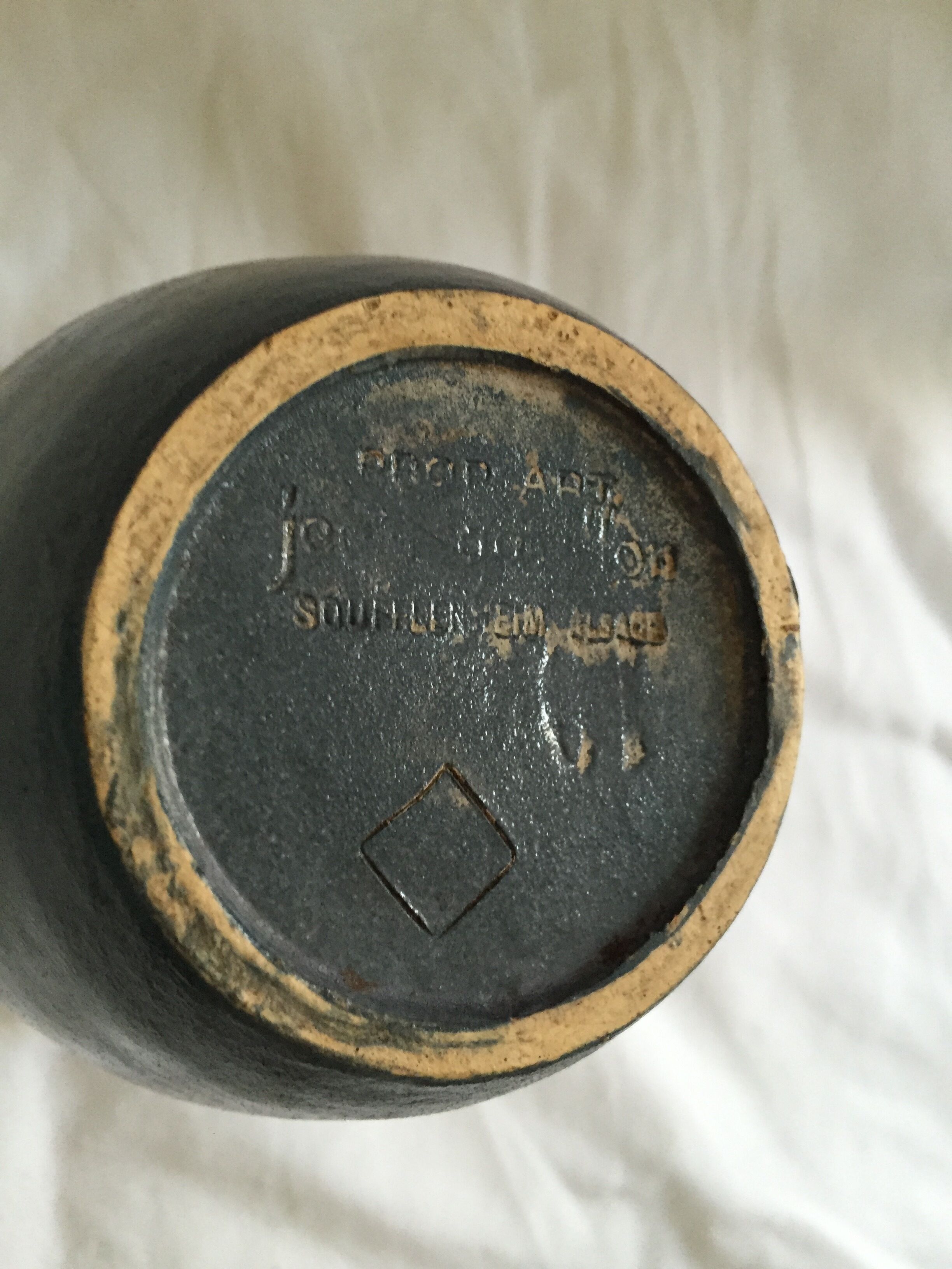 Art Deco vase Elchinger Jean Garillon