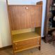 Secrétaire vintage compact placage acajou
