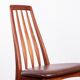 6 Danish chairs in teak and new leather, model "Eva" by Niels Koefoed.