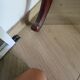 Console with curved legs - mahogany - Louis XV style - carved wood
