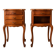 Pair of Regency style bedside tables in cherry wood.