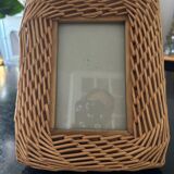 Wicker photo frame