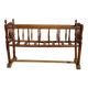 Antique walnut cradle