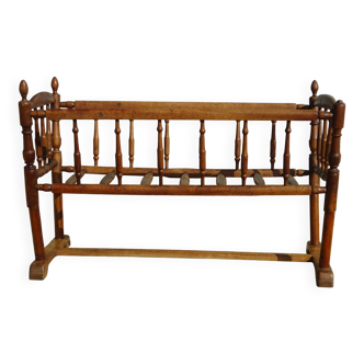 Antique walnut cradle
