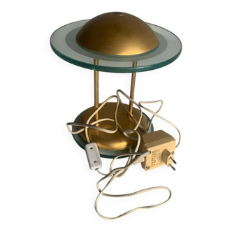 Lampe de Bureau/Table Herda Hollywood Regency en Laiton