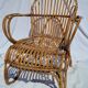 Adult rattan armchair TBE
