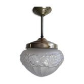 Art deco globe chandelier