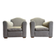 Paire de fauteuils club Art Déco