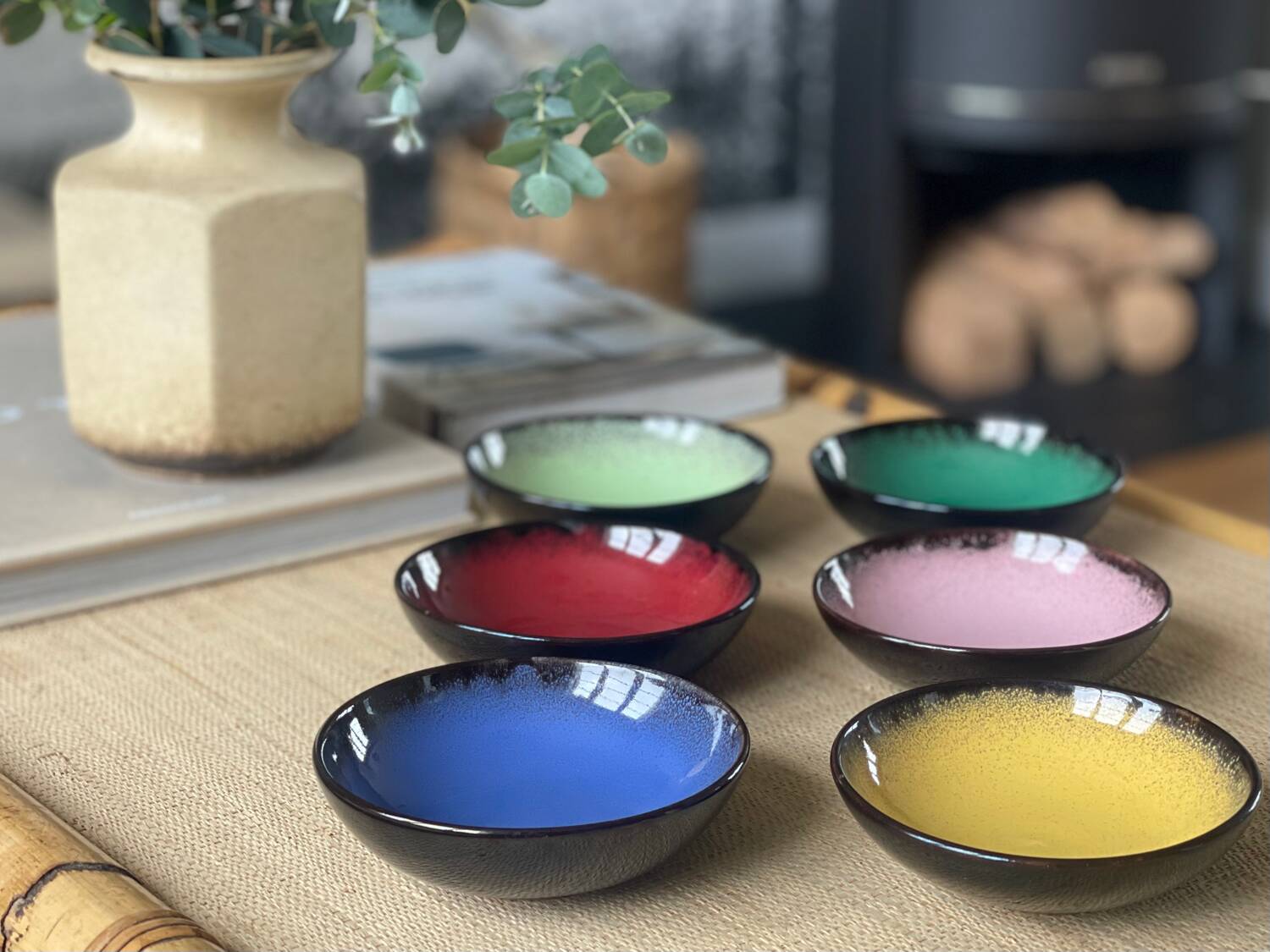 6 Keraluc cups 1960.