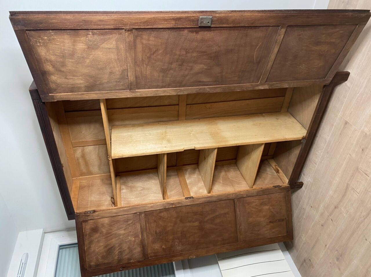 Parisian wardrobe wood wardrobe