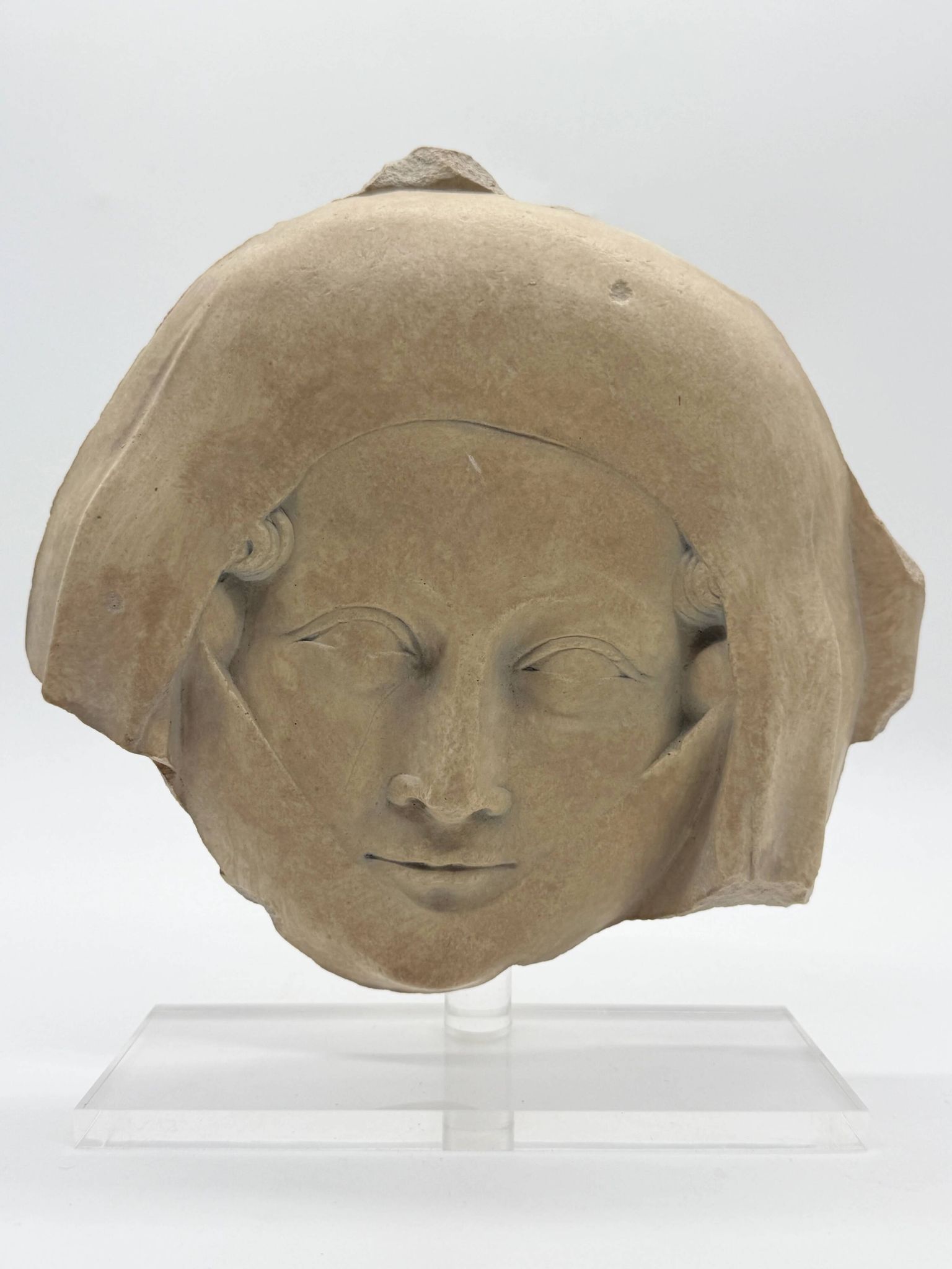 Masque de femme XIVe – reproduction musée du Louvre