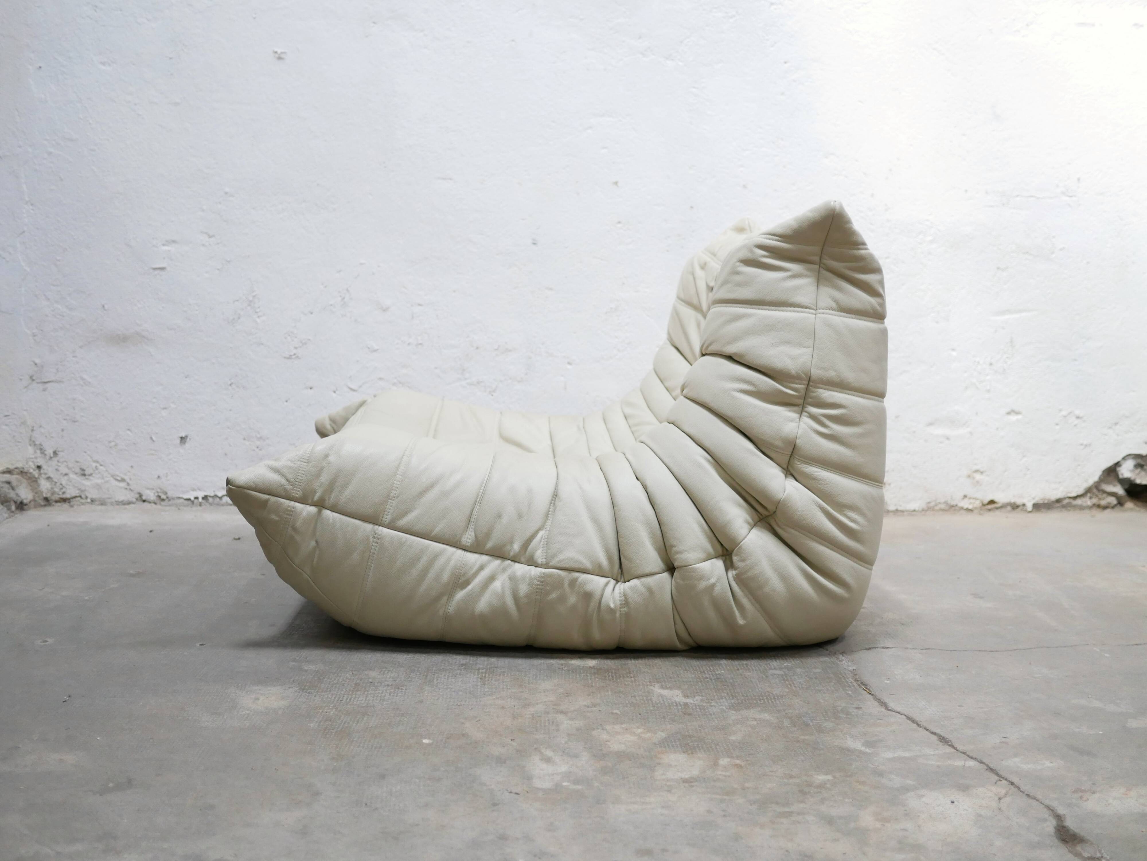 Togo leather chair by Michel Ducaroy for Ligne Roset