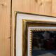 Mirror of the in-between – Louis XVI style – White lacquered and gilded with gold leaf