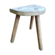 Tabouret tripode en bois