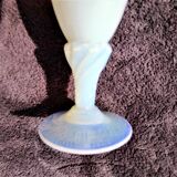 Opaline vase opalescent color