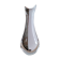 White and black bohemian crystal vase Artcristal