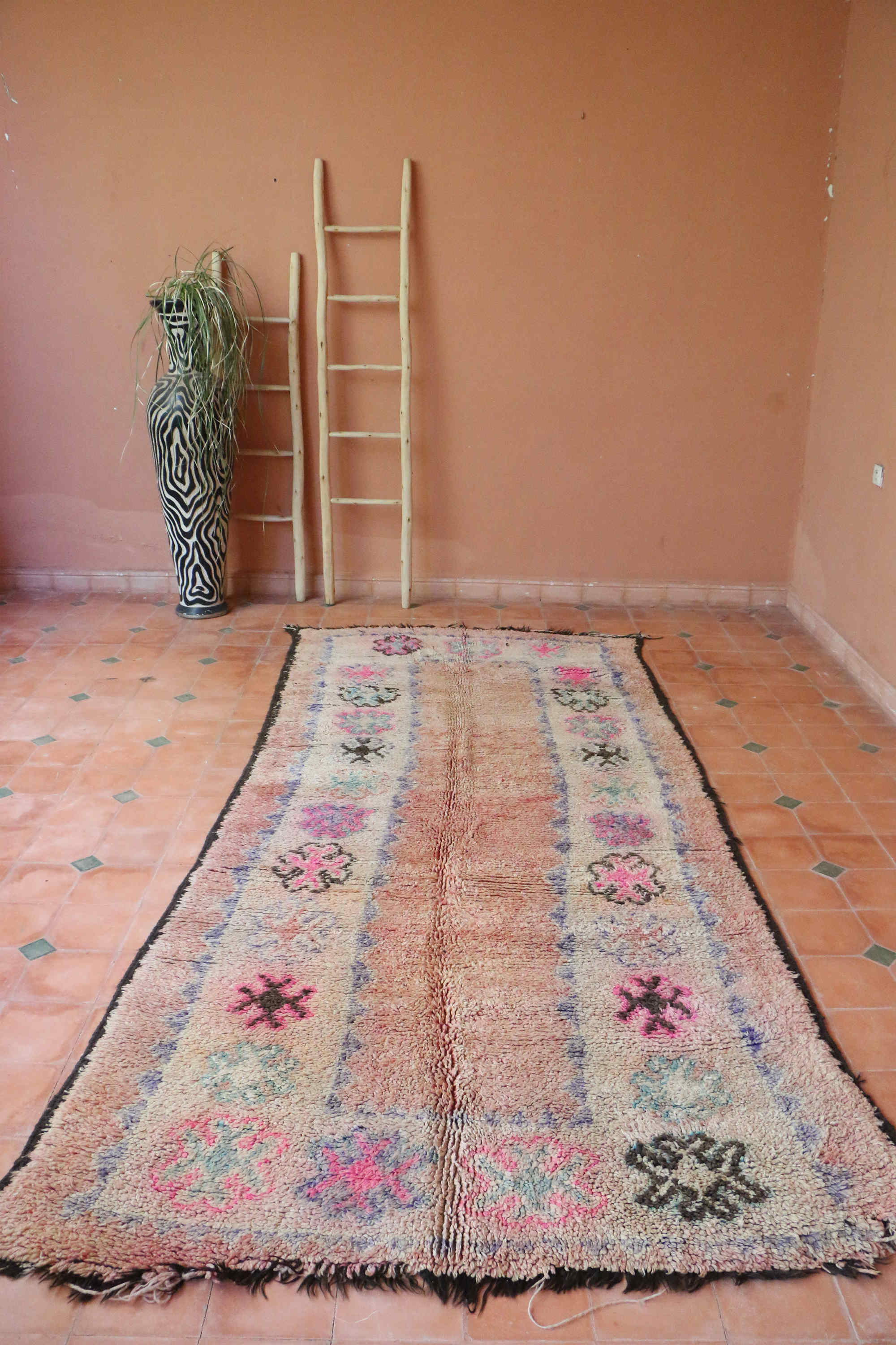 Moroccan Vintage Carpet 155 x 334 cm