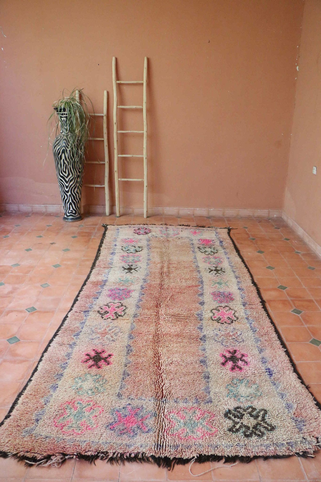 Tapis Vintage Marocain 155 x 334 cm