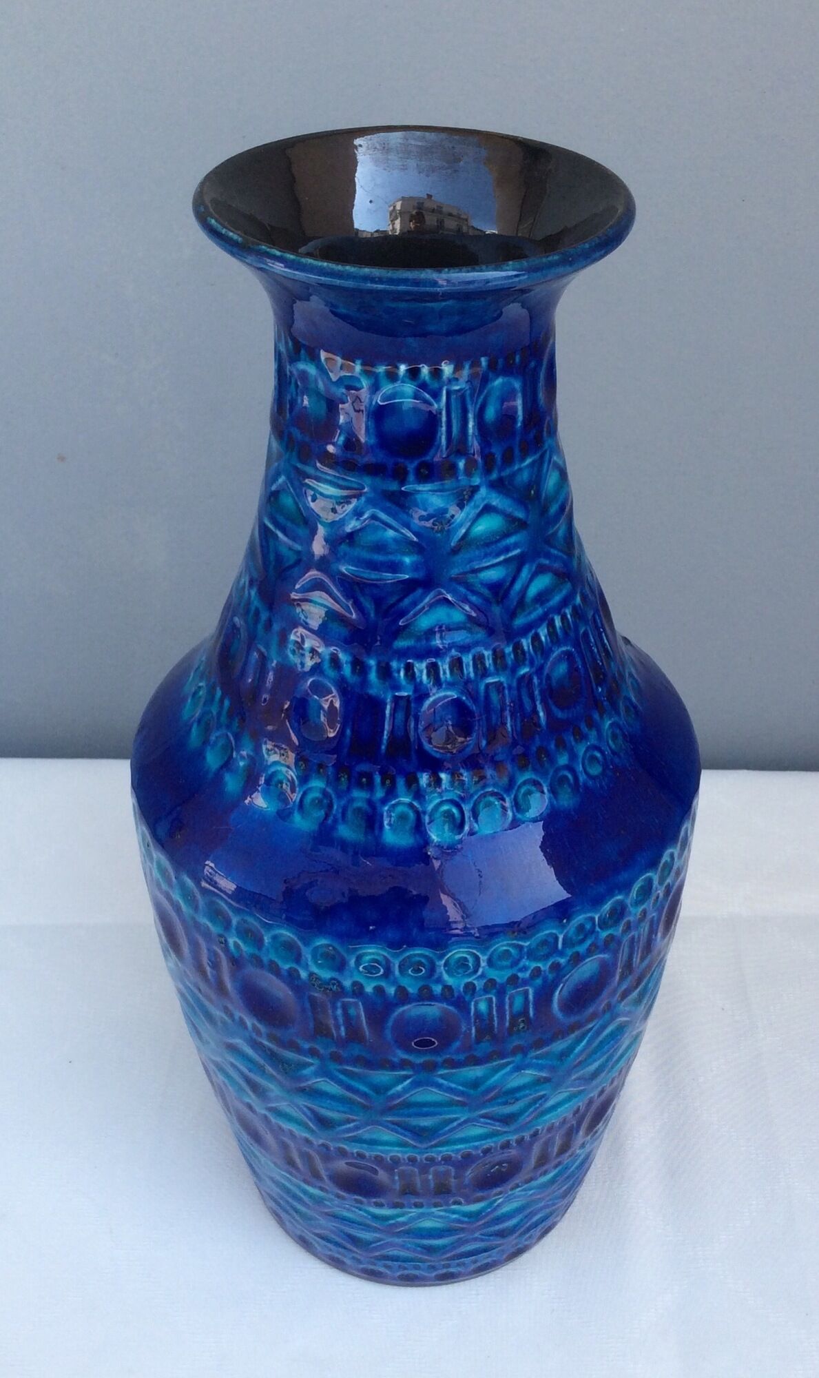 Vase en céramique Bay West Germany, années 60