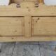 Vintage pine bed chalet style Savoie for one person