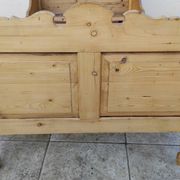 Vintage pine bed chalet style Savoie for one person