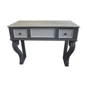 Console ancienne grise