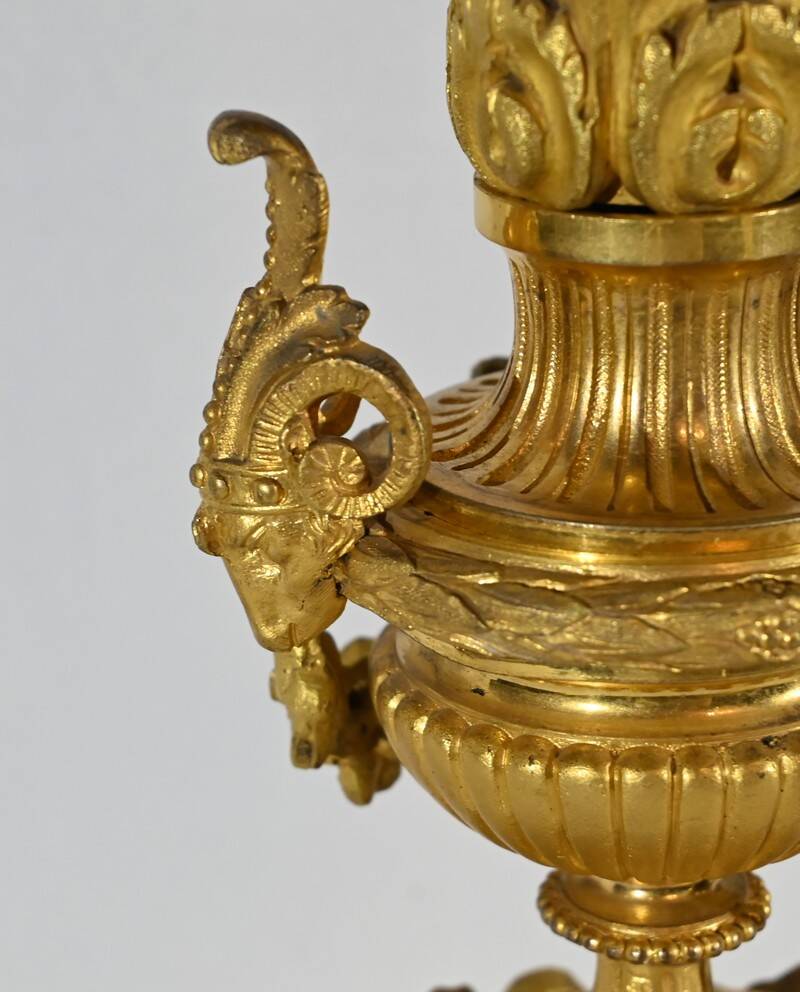 Lampe en Bronze Doré, époque Napoléon III – Milieu XIXe