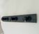 Vintage wall-mounted coat rack in lacquered wood from the 60s