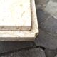 Table basse en travertin