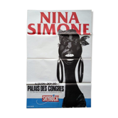 Vintage Nina Simone concert poster 80x120 cm