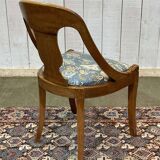 Set of 6 gondola chairs in blond mahogany - 20th century